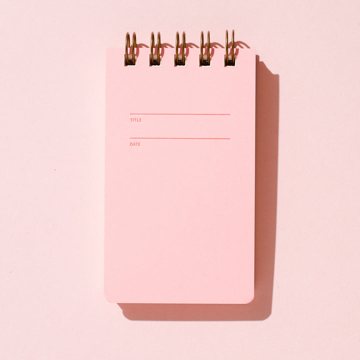 Reporter Notebook - Pink Lemonade