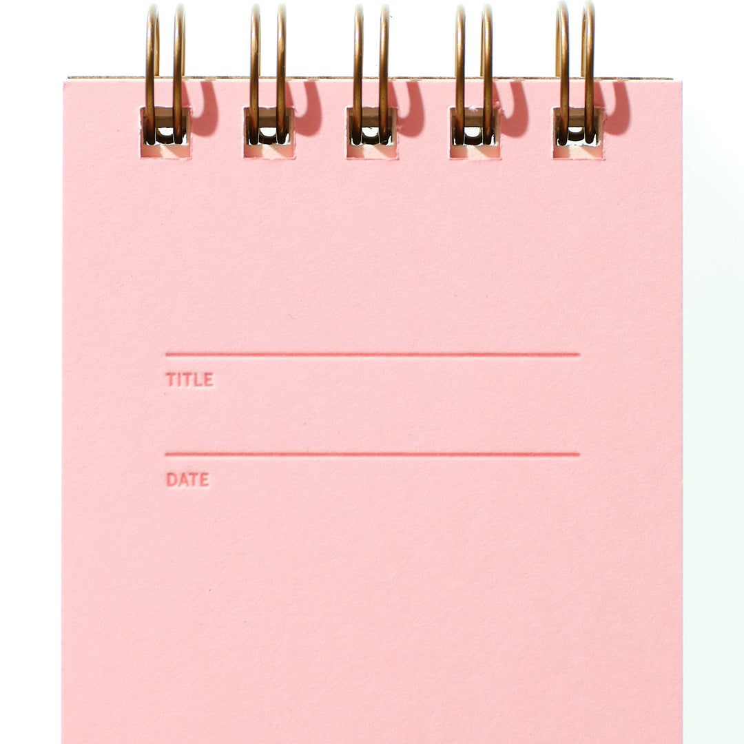 Reporter Notebook - Pink Lemonade