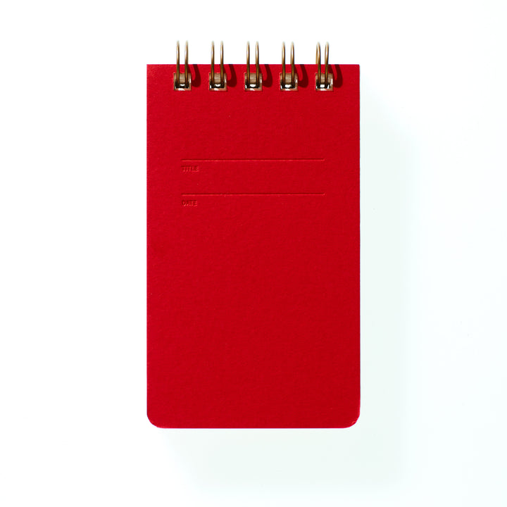 Reporter Notebook - Warm Red