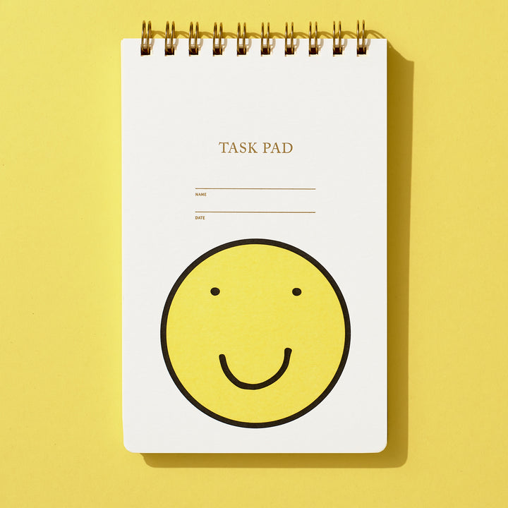 Task Pad Notebook - Smiley Face