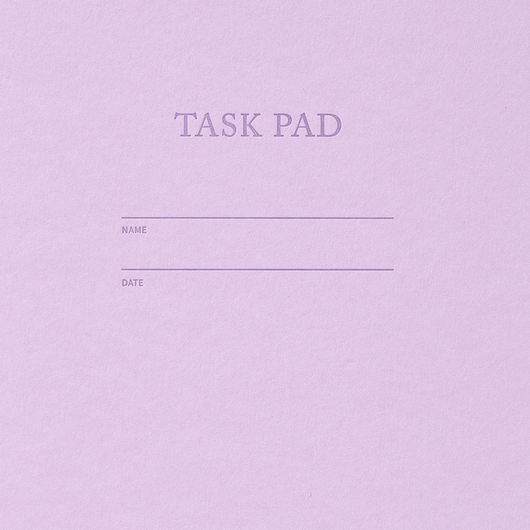Task Pad Notebook - Lilac