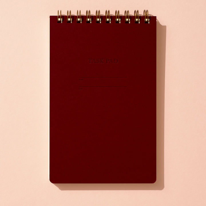Task Pad Notebook - Pinot