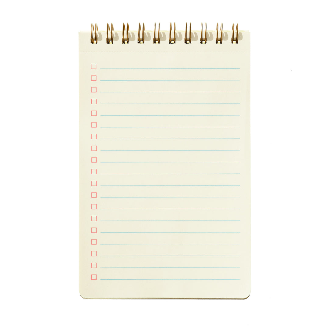 Task Pad Notebook - Yellow Stripe