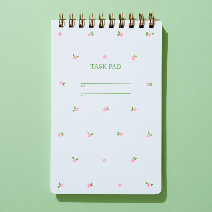 Task Pad - Mini Floral Pink