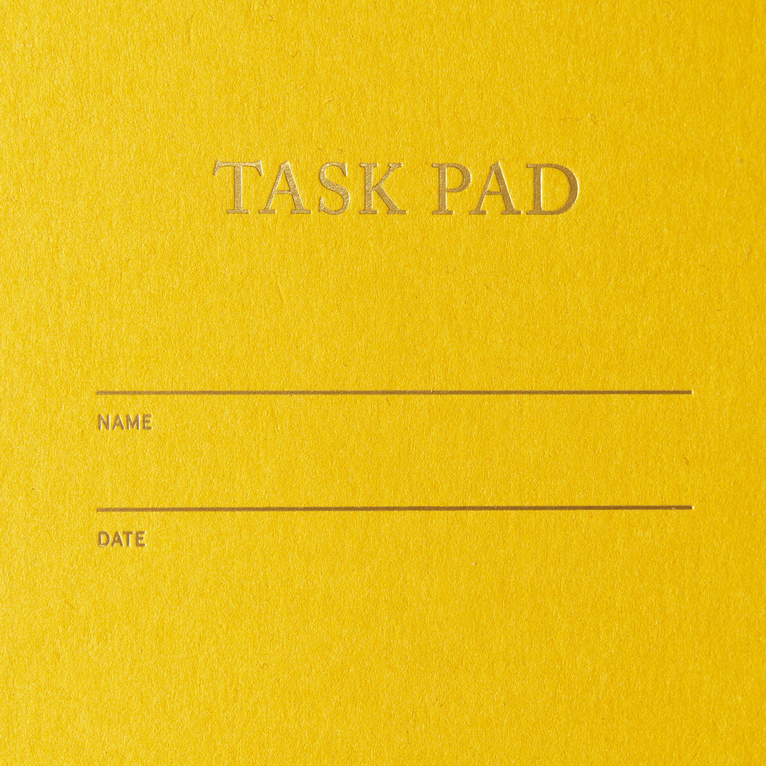 Task Pad Notebook - Mustard