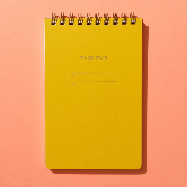 Task Pad Notebook - Mustard