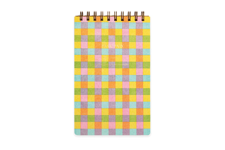 Task Pad Notebook - Plaid