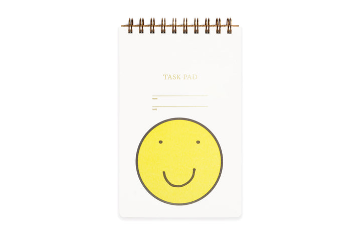 Task Pad Notebook - Smiley Face