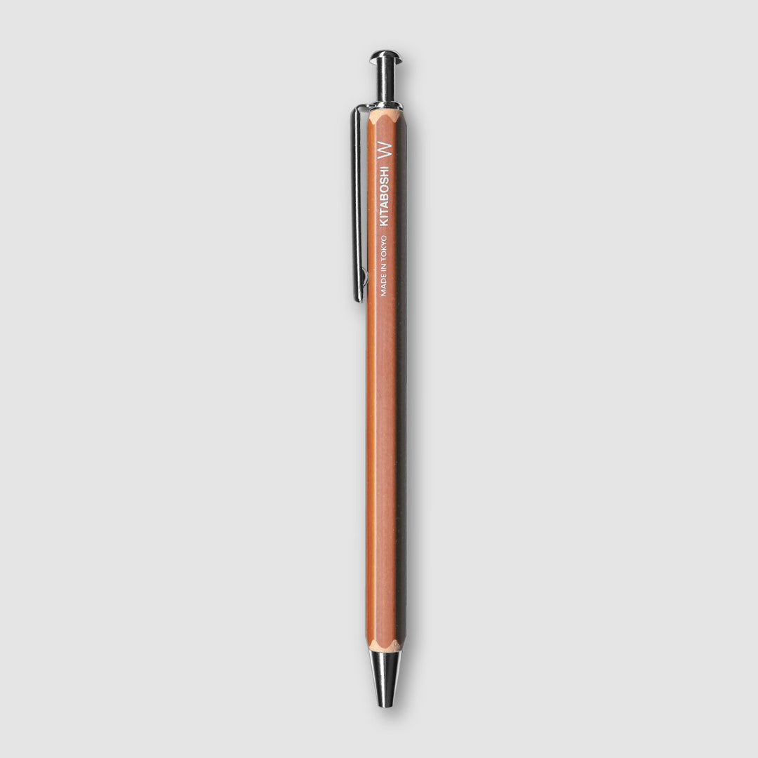 Kitaboshi W Series Ballpoint Pen - Wood