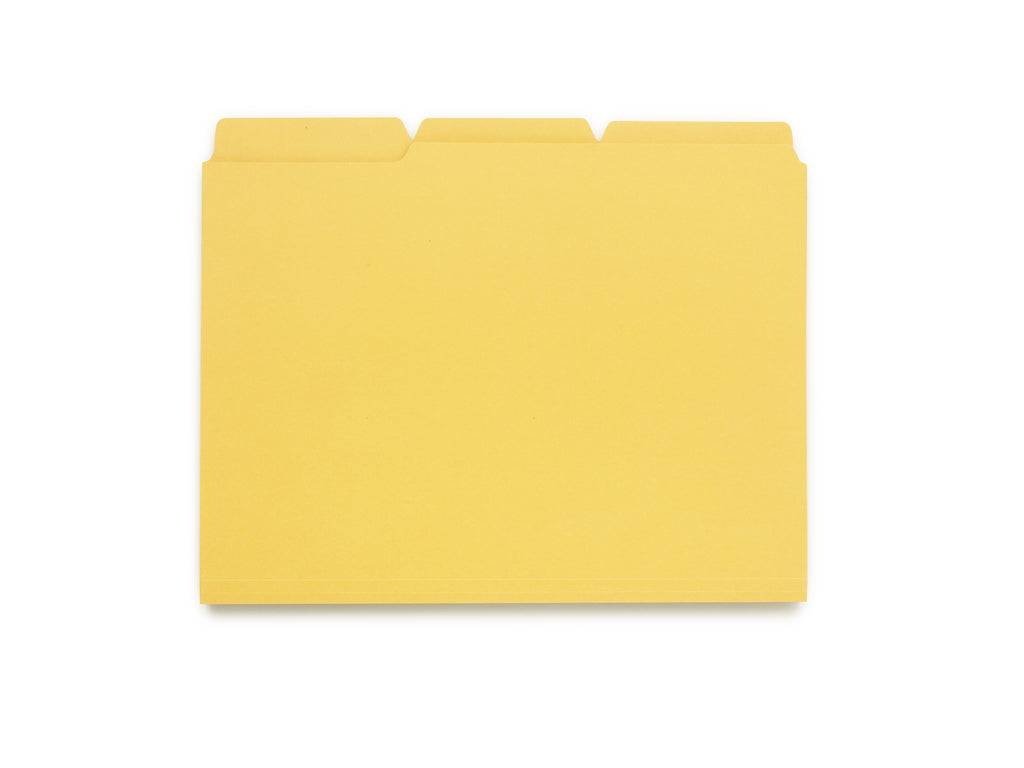 File Folders - Mustard