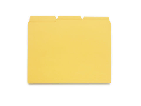 File Folders - Mustard