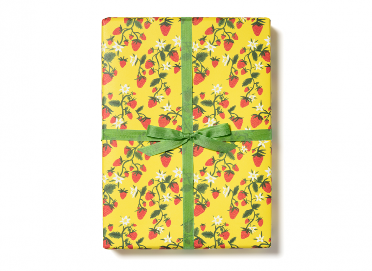 Strawberry Patch Wrapping Sheet