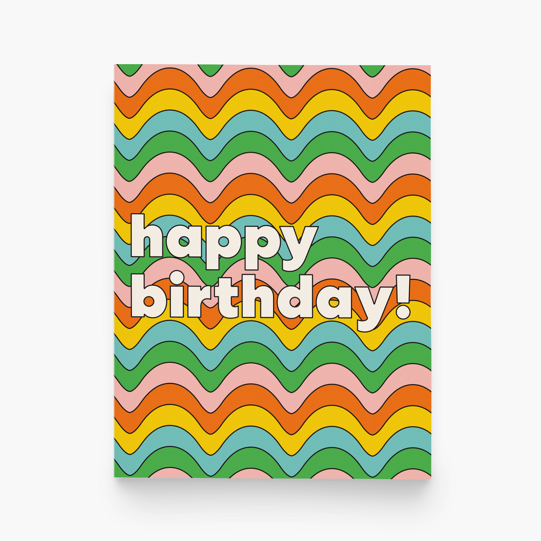 Wavy Happy Birthday