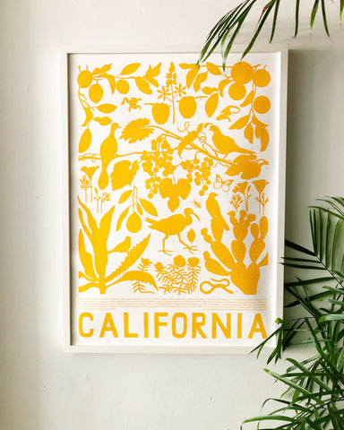 Golden California Poster