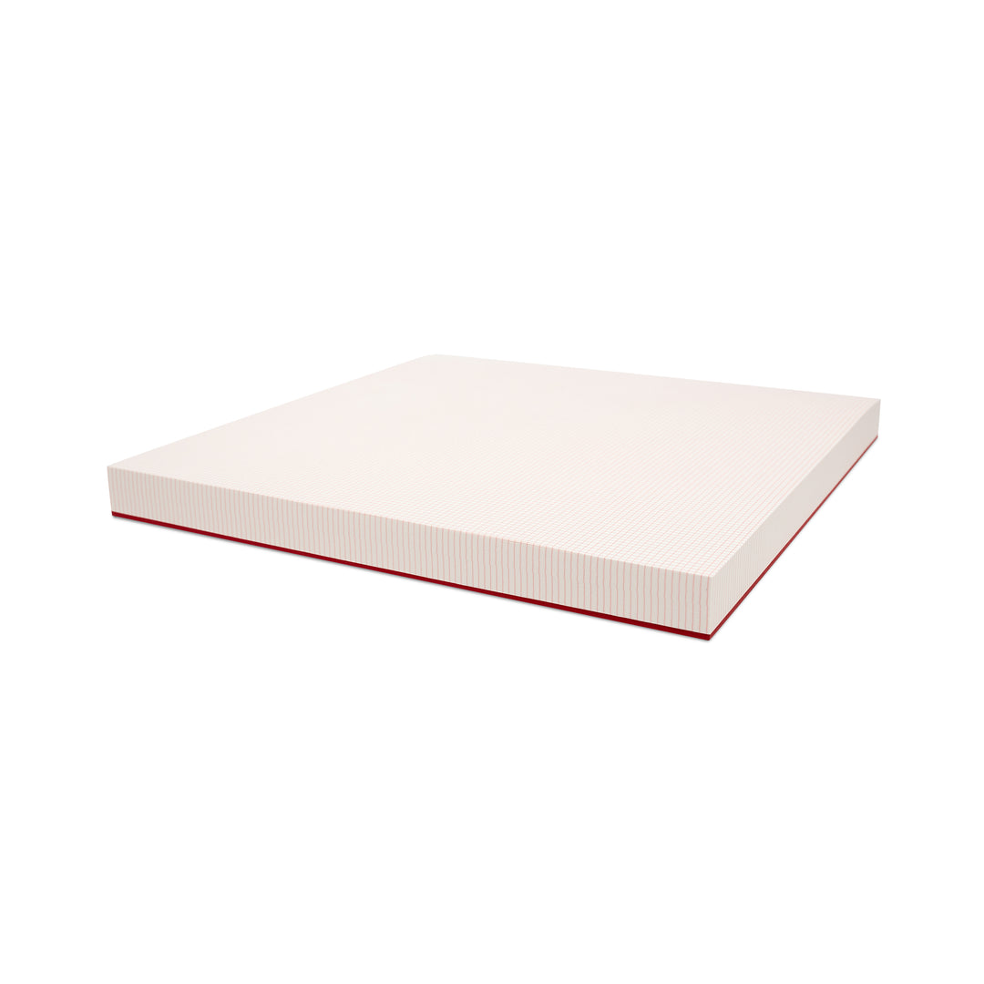 7 Squares Grid Pad - Red