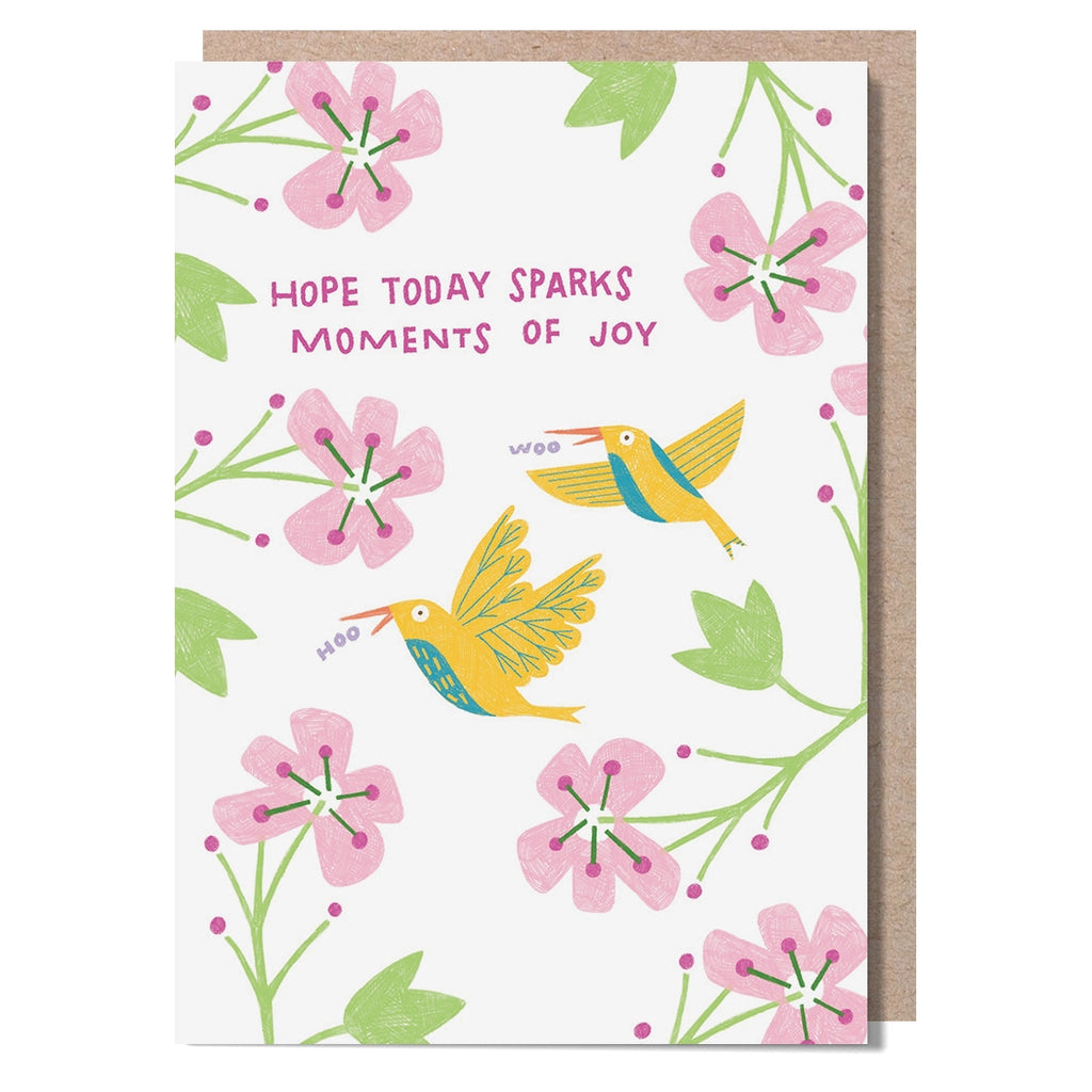Birthday Card - Yellow Birds