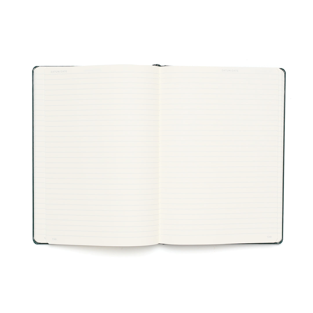 Port Red Hardcover A5 Medium Notebook - Lined
