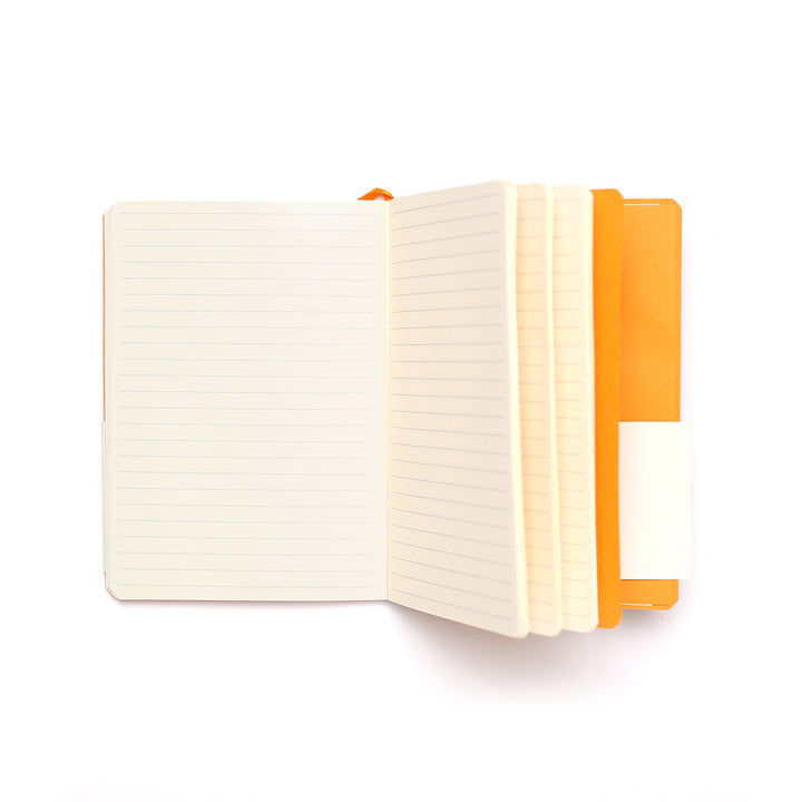 Rhodia A6 Yellow Softcover Notebook - Lined