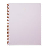 Lavender Gray Notebook - Grid