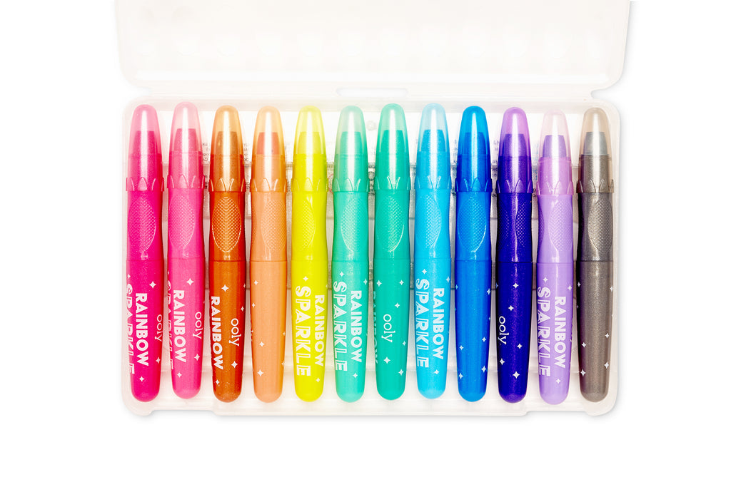 Rainbow Sparkle Watercolor Gel Crayons – Lillies