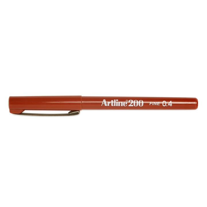 Artline 200 Sign Pen 0.4mm - Brown