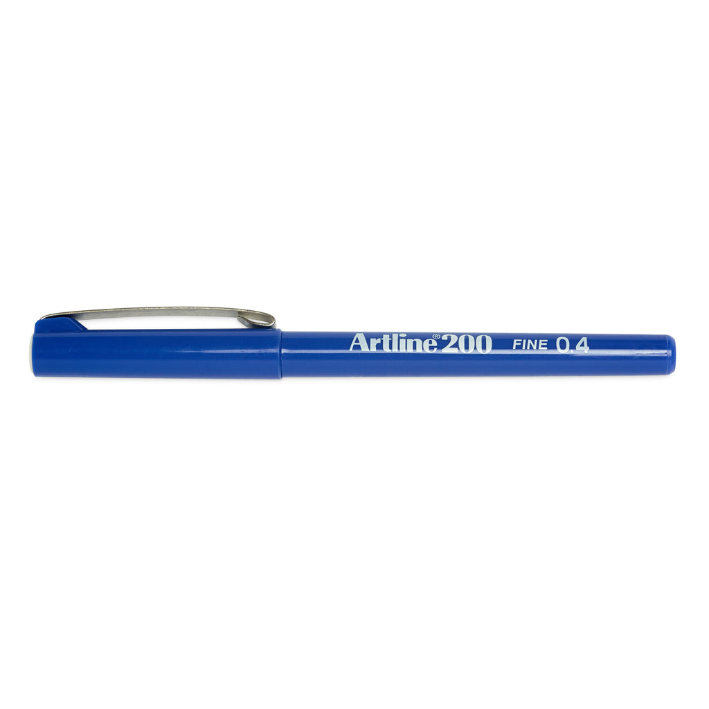 Artline 200 Sign Pen 0.4mm - Royal Blue – Shorthand