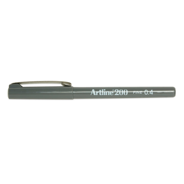 Artline 200 Sign Pen 0.4mm - Grey