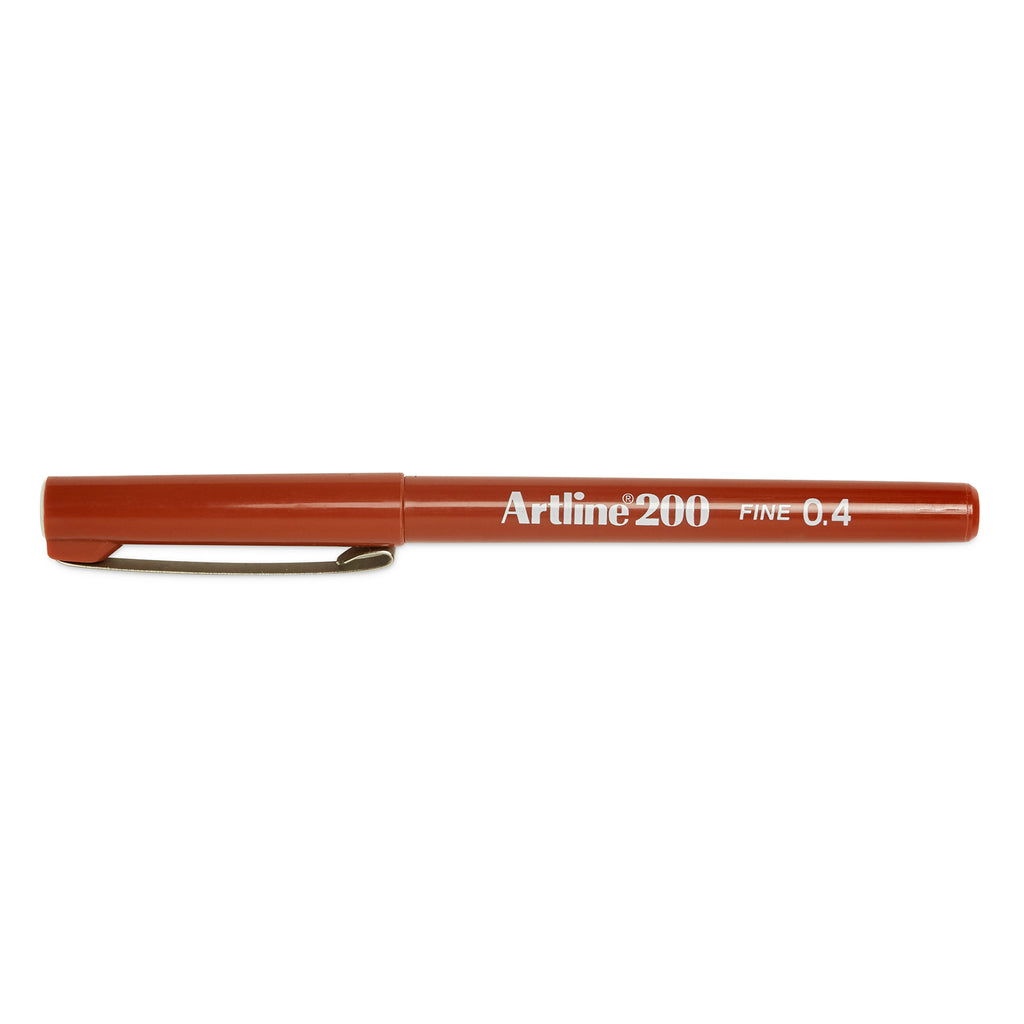 Artline 200 Sign Pen 0.4mm - Brown – Shorthand