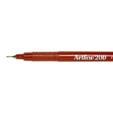 Artline 200 Sign Pen 0.4mm - Brown