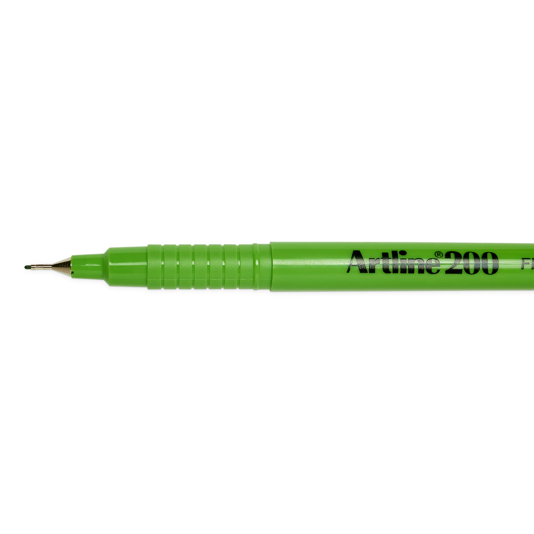 Artline 200 Sign Pen 0.4mm - Yellow Green