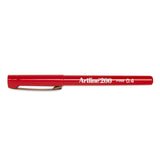 Artline 200 Sign Pen 0.4mm - Red