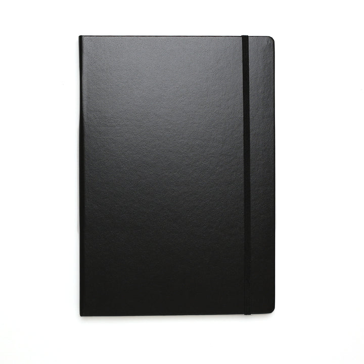 Black Hardcover B5 Composition Notebook - Lined