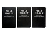 Field Notes Pitch Black Notebook - Dotted