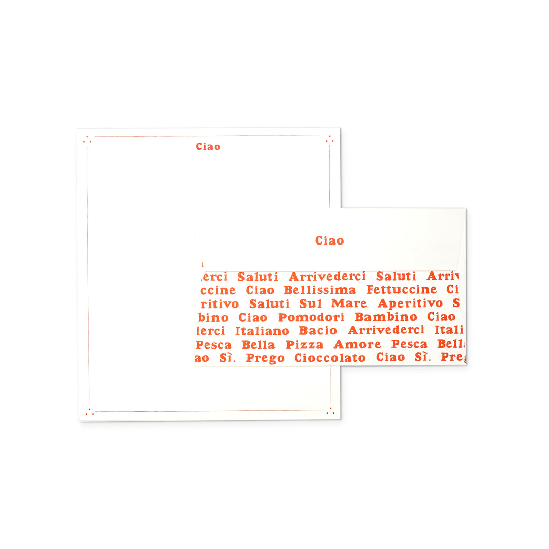 Parli Italiano? Letterhead Set