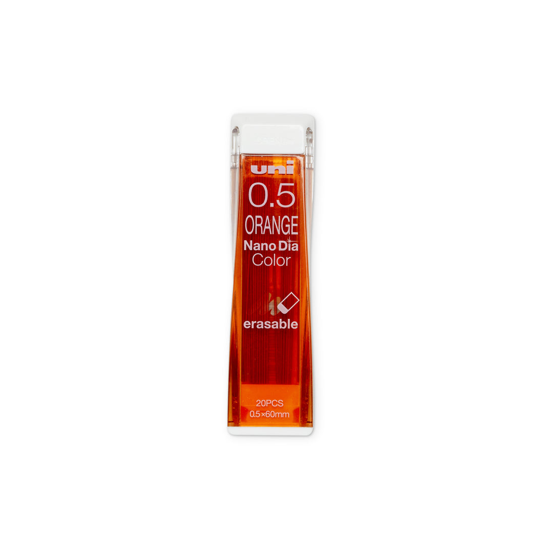 Uni Nano Dia .5mm Lead Refill - Orange