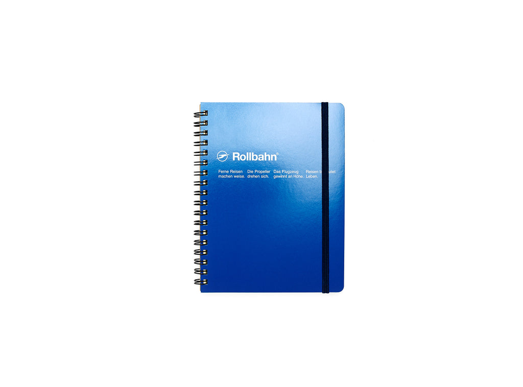 Blue Spiral Notebook - Grid