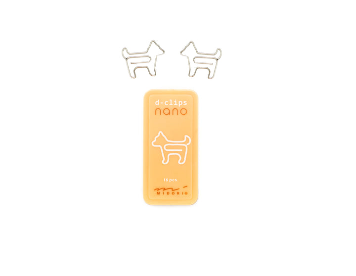 Midori D-Clips Nano Dog Paperclips