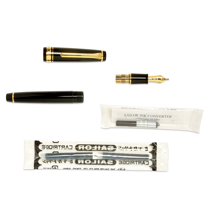 Professional Gear Slim Fountain Pen - Black/Gold