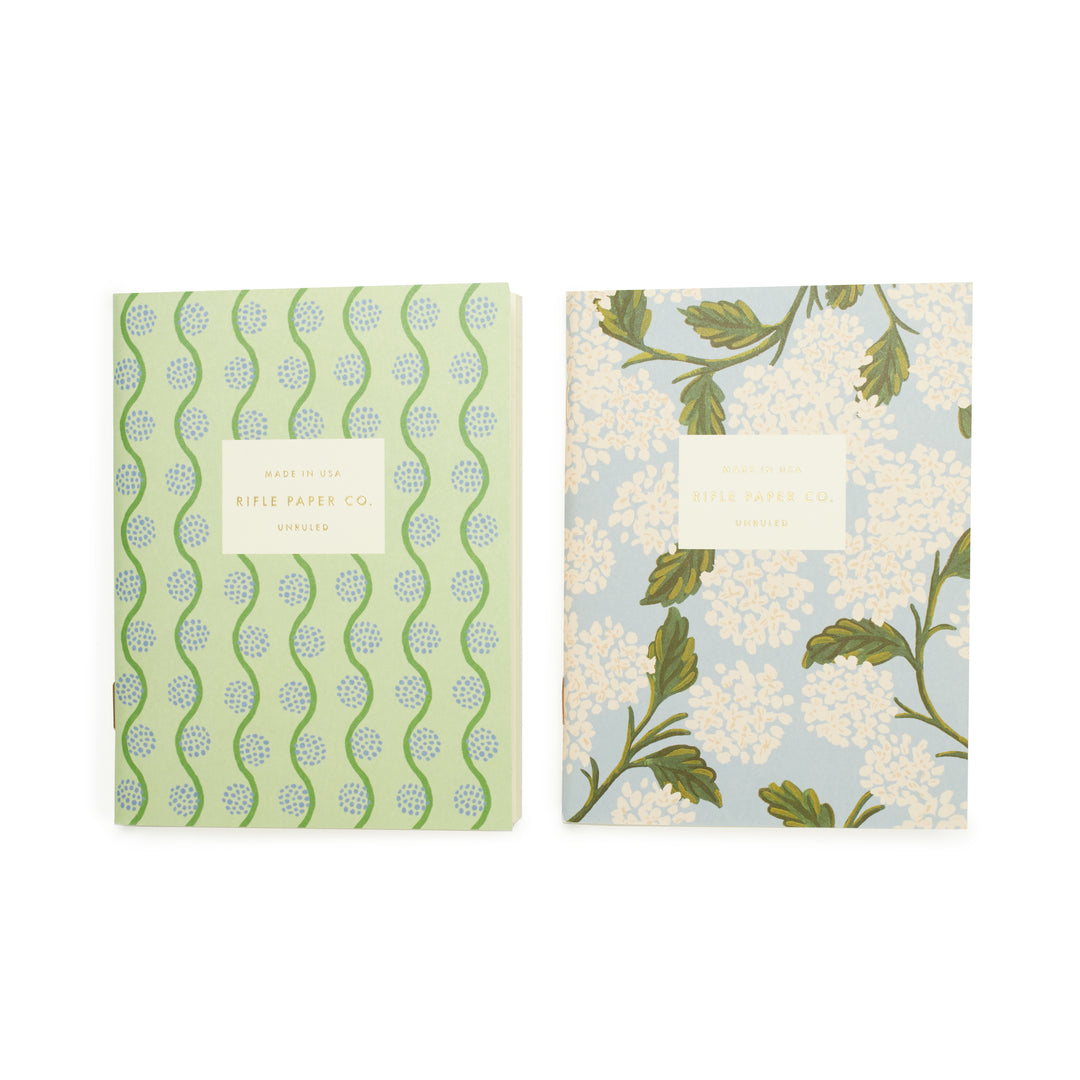 Hydrangea Pocket Notebooks - Blank