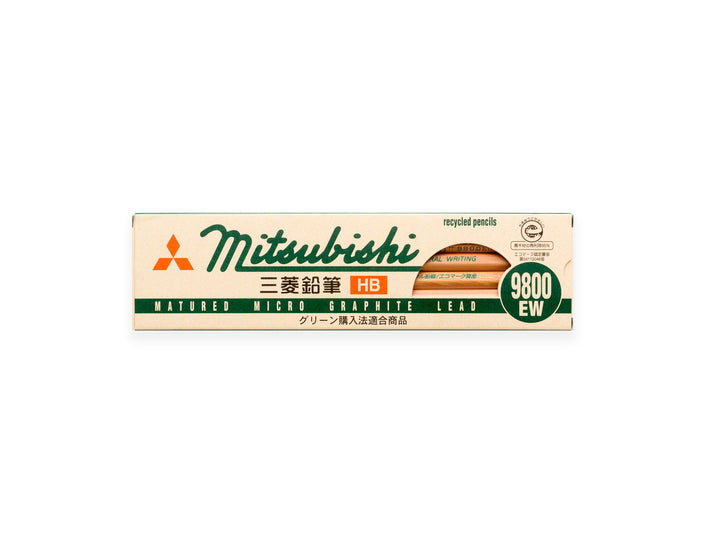 Mitsubishi Recycled Pencil Set 9800EW HB - 12 pack