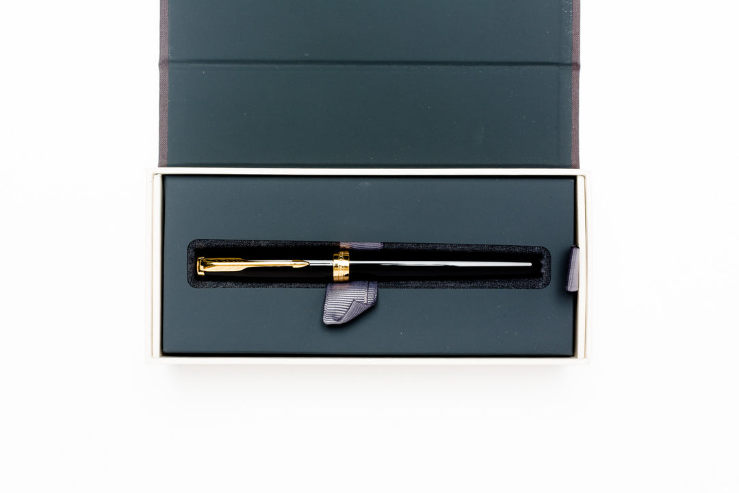 Parker Sonnet Black Lacquer GT Rollerball