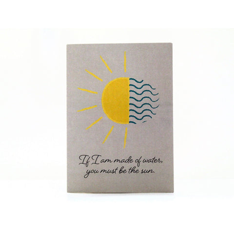 Water and Sun Card