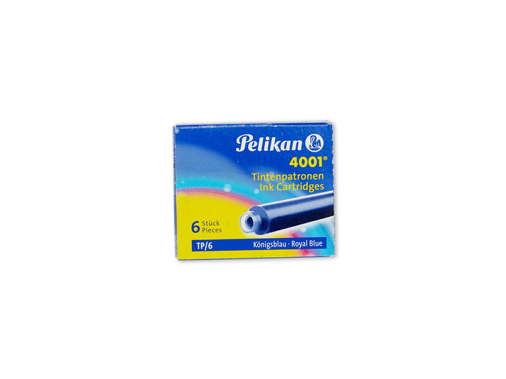 Pelikan Fountain Pen cartridge blue/black 6 pack