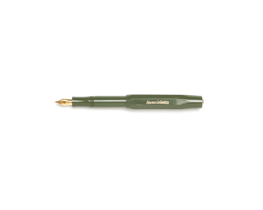 Kaweco Collection Skyline Sport Fountain Pen - Olive Green Fine