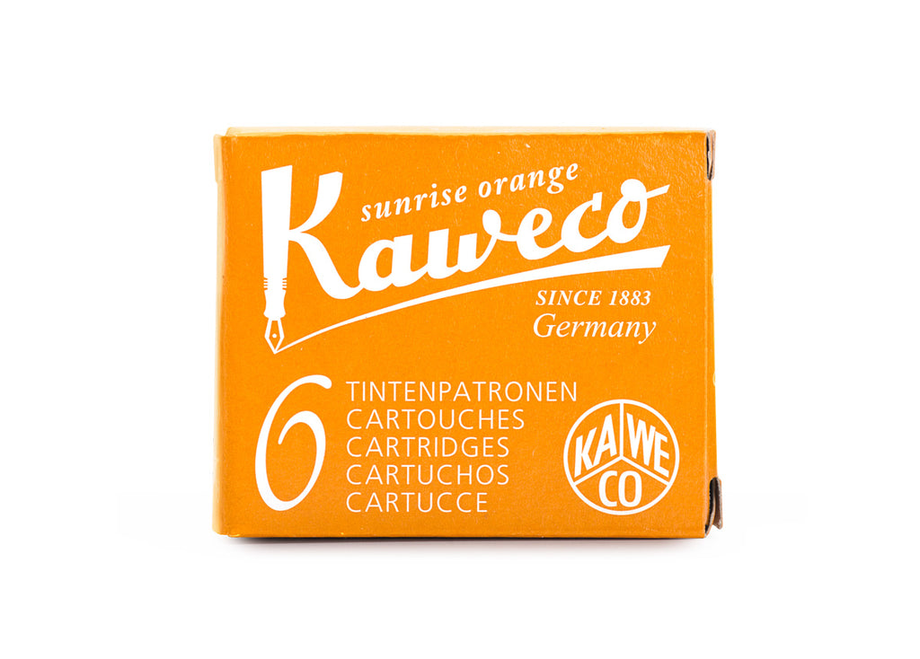 Kaweco Sunrise Orange Fountain Ink Cartridges