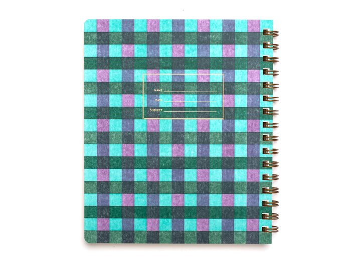 Lefty Standard Notebook - Plaid