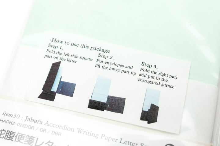 Jabara Accordion Writing Paper Letter Set - Craft Design Technology