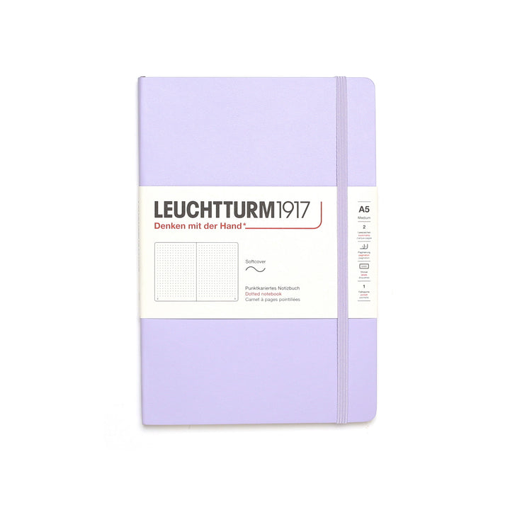 Lilac Softcover A5 Notebook - Dotted