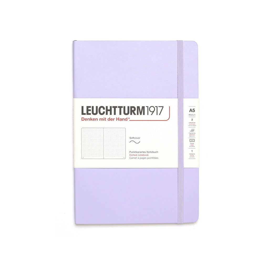 Lilac A5 Softcover Notebook - Dotted