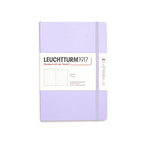 Lilac Softcover A5 Notebook - Dotted